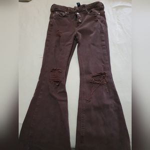 Forever 21 brown jeans size 11-12